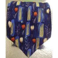 Savoy Taylors Guild Blue Patterned Silk Tie