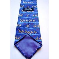 Saville Row Safari Giraffe Print Luxury Silk Tie