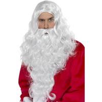 santa dress up kit white with wig beard