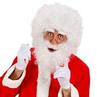 Santa Claus Curly Beard Eyebrows Wig For Hair Accessory Fancy Dress