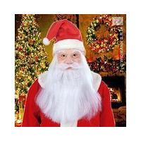 Santa Claus Masks With Beard Tash Wig For Hair Accessory Fancy Dress