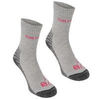 salomon lightweight 2 pack walking socks ladies