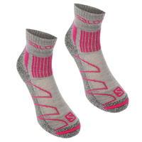 salomon merino low 2 pack ladies walking socks