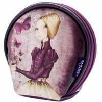 Santoro Mirabelle Curved Accessory Pouch - Amethyst Butterfly