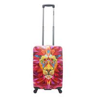 Saxoline-Suitcases - Jungle Lion Small Trolley - Red