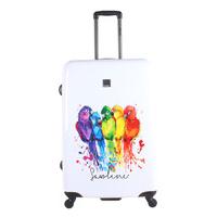 Saxoline-Suitcases - Parrot Large Trolley - Blue