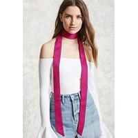 Satin Self-Tie Bow Scarf