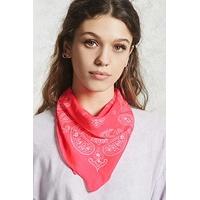 Satin Paisley Square Scarf