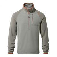 Salisbury Half Zip Soft Grey Marl