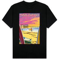 San Diego; California - Beach and Pier