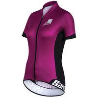 Santini Women\'s Gold Aero Short Sleeve Jersey Short Sleeve Cycling Jerseys