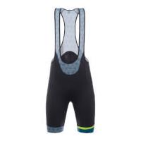 Santini La Vuelta 2017 Stage 15 Granada Bib Shorts - Teal Blue - XXL