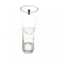 San Francisco 49ers Tall Beer Glass