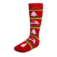 samurai fair isle christmas socks