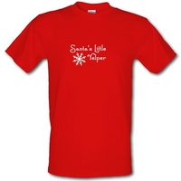 Santa\'s Little Yelper! male t-shirt.