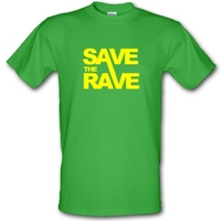 Save The Rave male t-shirt.