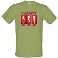 santas grotto gentlemens club male t shirt