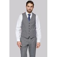 savoy taylors guild regular fit neutral birdseye waistcoat