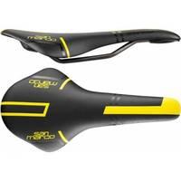 San Marco Concor Racing Road Saddle - Black / Yellow / Wide
