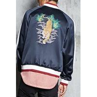 Satin Tiger Embroidered Jacket