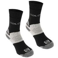 Salomon Heavyweight 2 Pack Walking Socks Mens