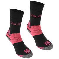 salomon heavyweight 2 pack walking socks ladies