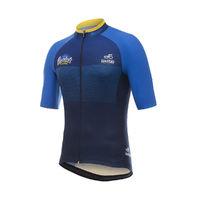 Santini Giro d\'Italia 2017 Stage 11 Bartali Jersey Short Sleeve Cycling Jerseys