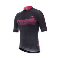 santini giro ditalia 2017 maglia nero jersey short sleeve cycling jers ...