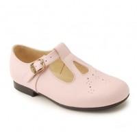 sandalette ii pink leather girls buckle classics shoes