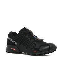 salomon mens speedcross 4 trail running shoes black black