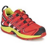 salomon xa pro 3d cswp j girlss childrens sports trainers shoes in red