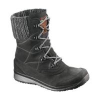 Salomon Hime Mid Leather CSWP Women asphalt/asphalt/pewter