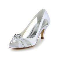 satin stiletto heel pumps sandals with rhinestone wedding shoesmore co ...