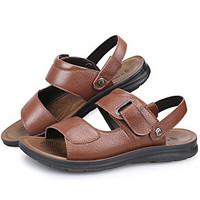 sandals spring summer fall comfort cowhide outdoor office career party ...