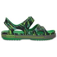 sandals kids green crocband ii graphic