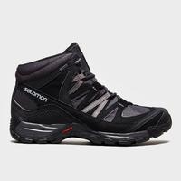 salomon mens mudstone gore tex walking boot grey