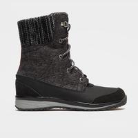 salomon womens hime mid snow boot blackgrey