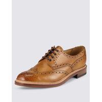 savile row inspired leather brogue shoes