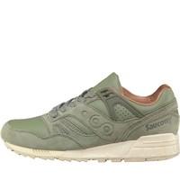 Saucony Mens Grid SD Public Garden Trainers Olive Green