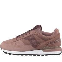 Saucony Mens Shadow Original Suede Trainers Plum