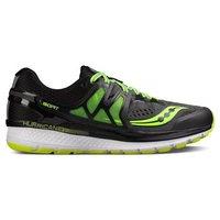 Saucony Hurricane ISO 3 Running Shoes - Mens - Grey/Black/Citron