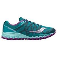 saucony peregrine 7 running shoes womens tealpurple