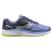 Saucony Guide 10 Running Shoes - Womens - Purple/Navy/Citron