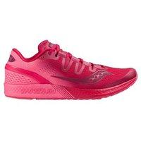 saucony freedom iso running shoes womens berrypink