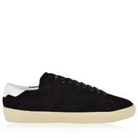 SAINT LAURENT Court Classic Low Top Suede Trainers