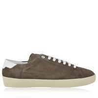 SAINT LAURENT Court Classic Low Top Suede Trainers