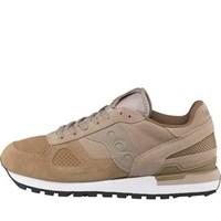 saucony mens shadow original suede trainers light tantaupe