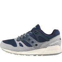 Saucony Mens Grid SD Dirty Snow 2 Trainers Blue/Grey