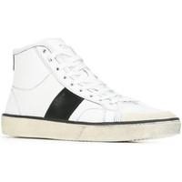 saint laurent 418803cn4409070 mens shoes high top trainers in white