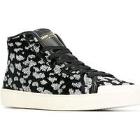 saint laurent 442021grs001054 mens shoes high top trainers in black